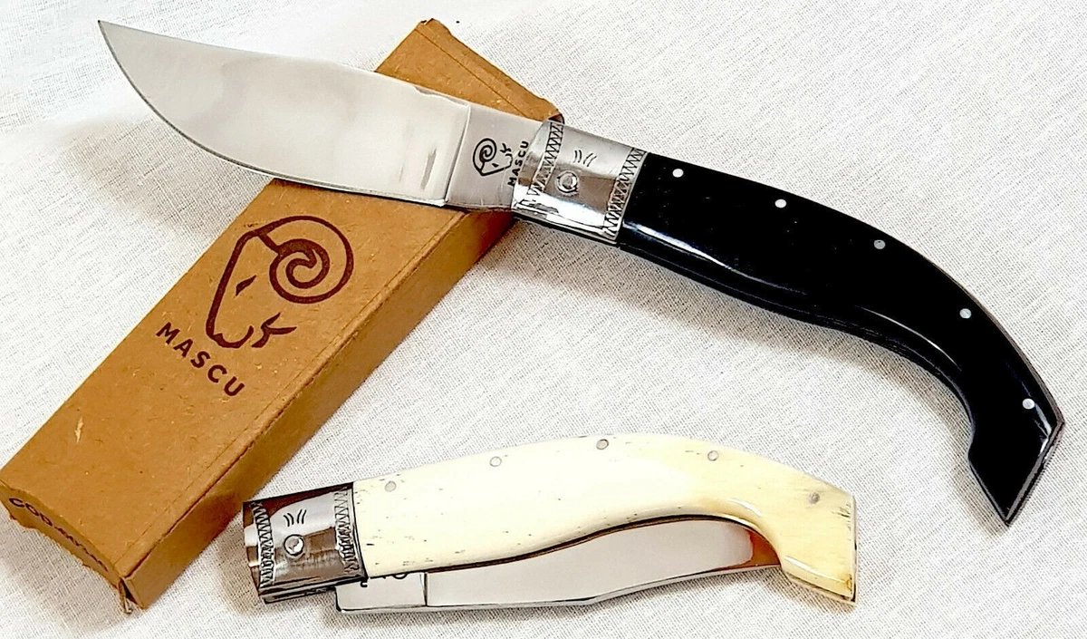 Couteau Pliant Sardo Vintage En Acier Inoxydable - 17 Cm - Offre Spéciale