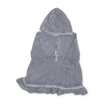 Design by kappAhl, Kleid, Größe: 80, Grau, Baumwolle/Polyester, Samt #QLO