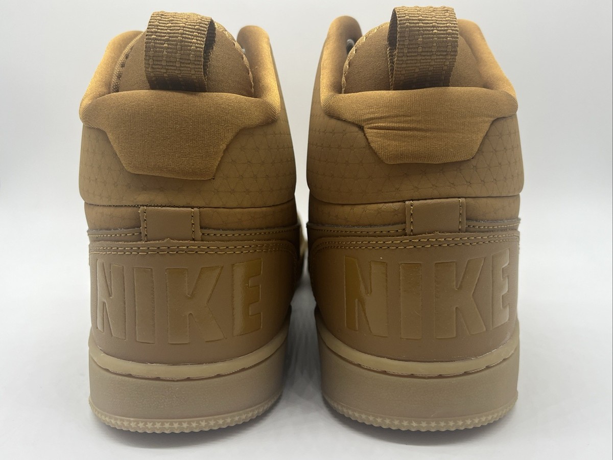 Nike Court Borough Mid Winter Boots Brown Mens Size 9.5 