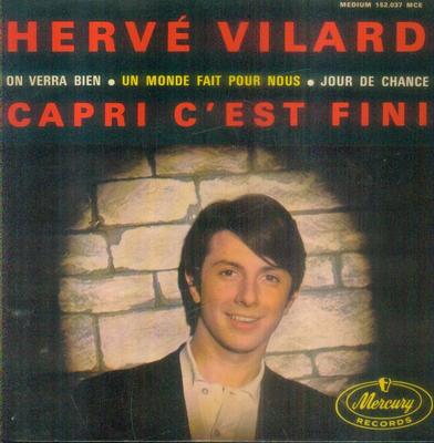 7'' Hervé Vilard/Capri C´Est Fini (France - EP)