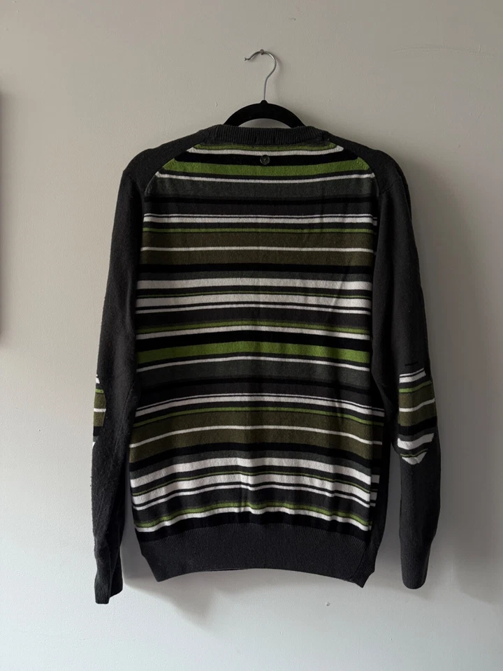 A Funky Cardigan Sweater for men by Armani Jeans - Size L - Slim Fit - Fast Ship - Image 2 of 4