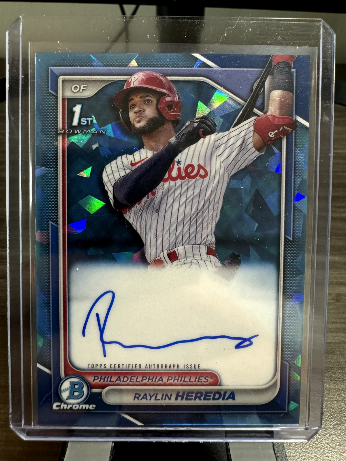 Raylin Heredia - 2024 Bowman Sapphire Auto 1st #BSPA-RH Phillies