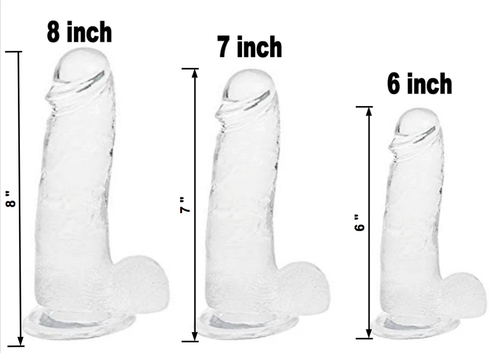 Consolador Jelly Dong Ventosa - 3 Tamaños Impermeable Realista Polla Venosa 5 Colores Foto 2 de 4
