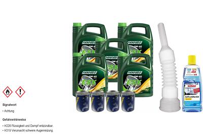 20L FANFARO ESX 0W-40 Leichtlauf Motoröl API SN/CH-4 ACEA A3/B4 Additiv Schlauch