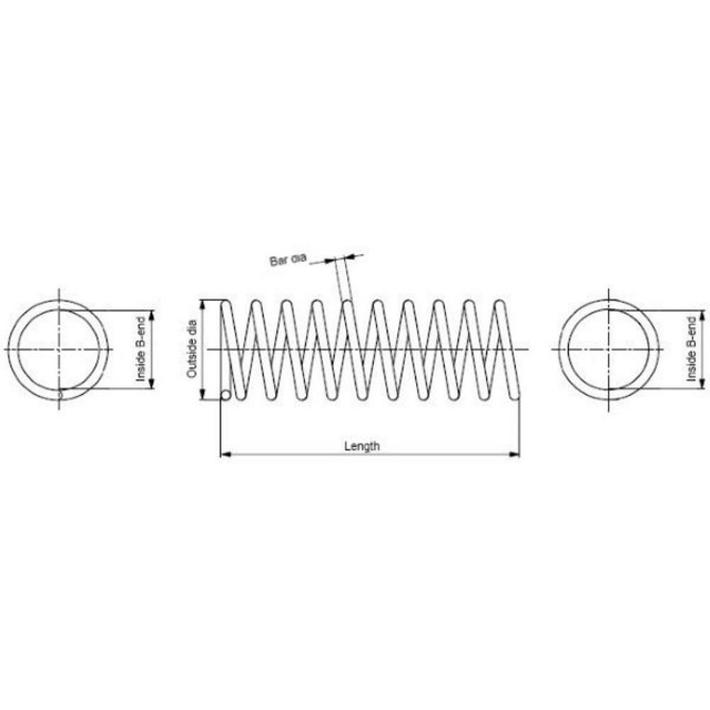 MONROE Fahrwerksfeder Spiralfeder hinten passend für Citroën C15 MONROE Fahrwerksfeder Spiralfeder hinten passend für Citroën C15