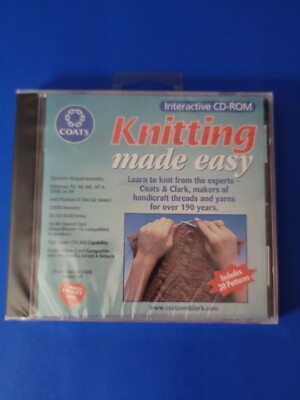 Knitting Made Easy - Interactive - CD-ROM