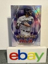 2023 Topps Series 1 Baseball Chrome Christian Yelich #SMLBC-11 Stars Of The MLB