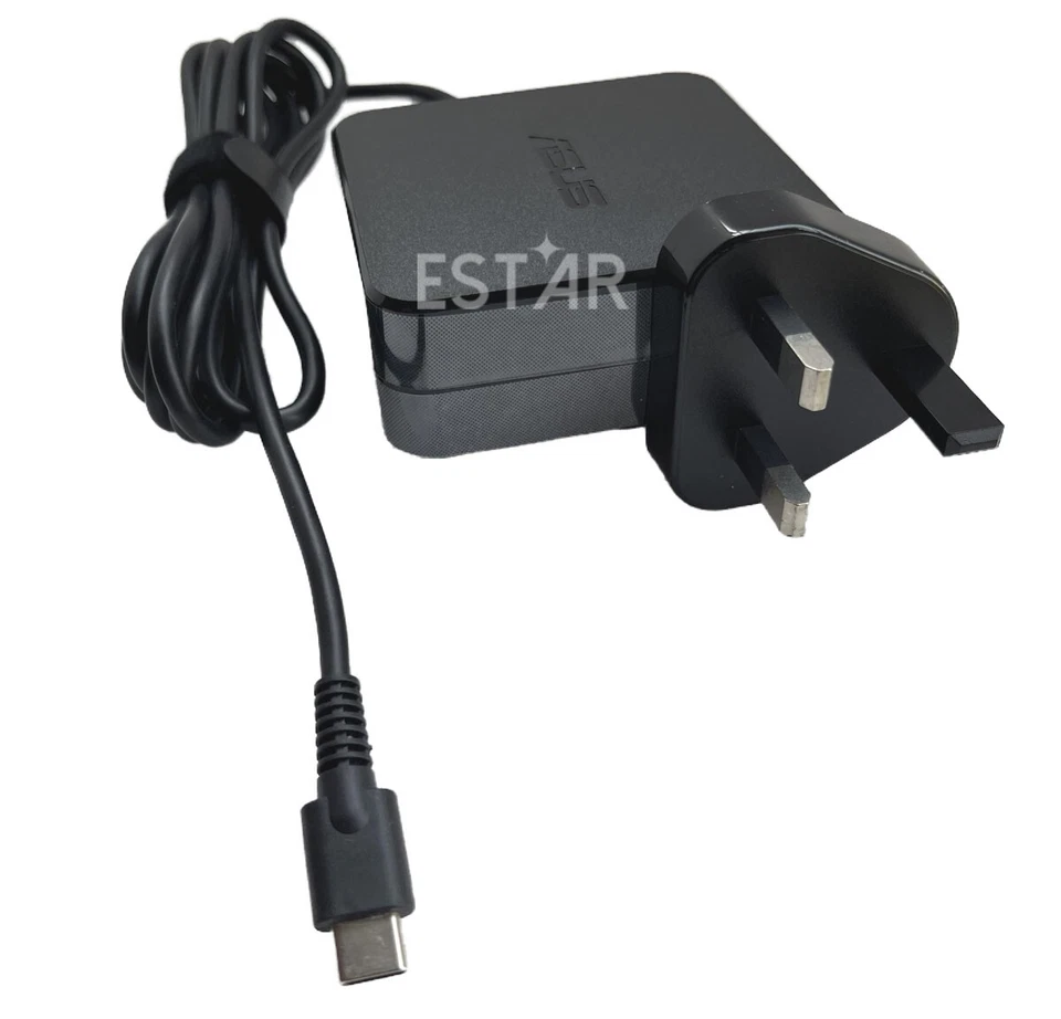 65W Type C 20V Plug Power Supply AC Adapter For Asus BR1102F BR1102FGA Charger - Image 4 of 4