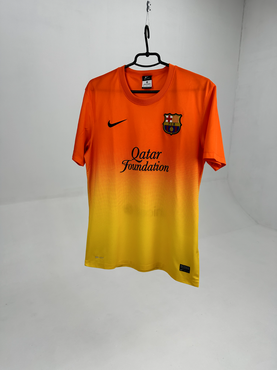 FC Barcelona 2012/2013 Away Jersey Nike Yellow Shirt Size M | eBay