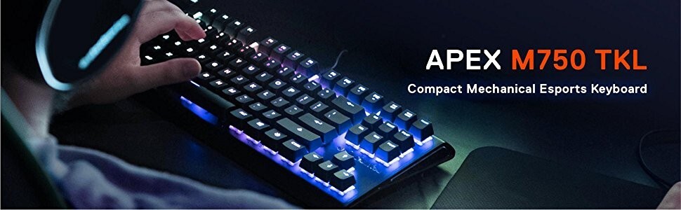 SteelSeries Apex M750 TKL Mechanical RGB Gaming Keyboard