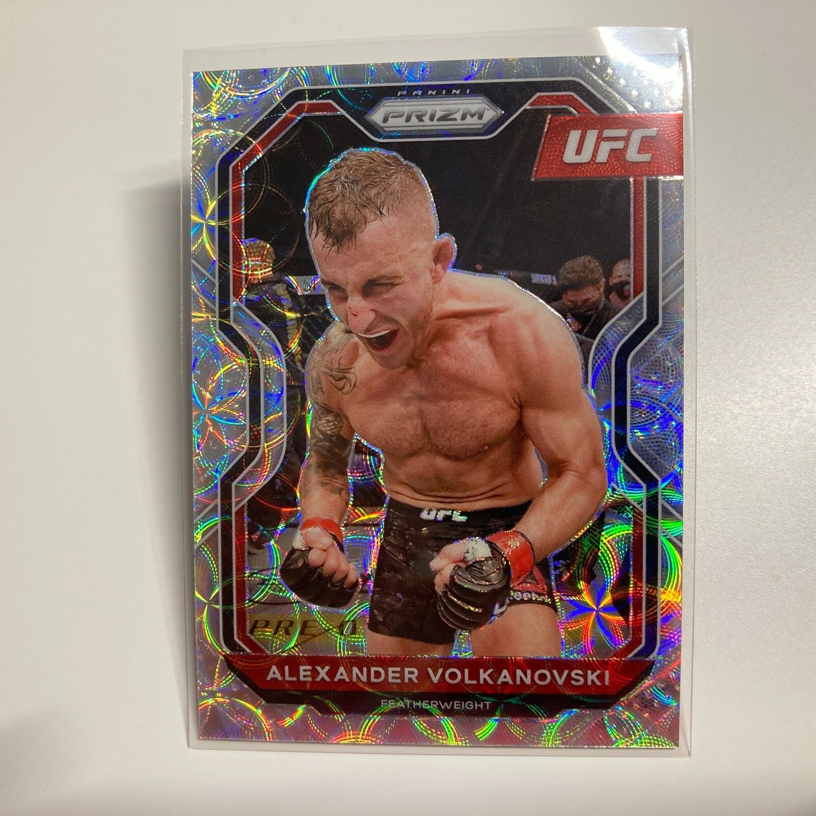 Alexander Volkanovski 2021 Panini Prizm UFC Premium Box Set Scope Card 35/99 #36