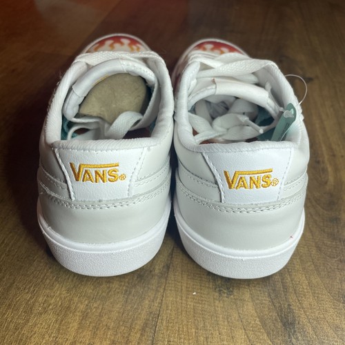 Vans Lowland CC Flame White Red Lenticular Shoes Mens 9 Womens 10.5 Comfy Cush - Picture 5 of 5