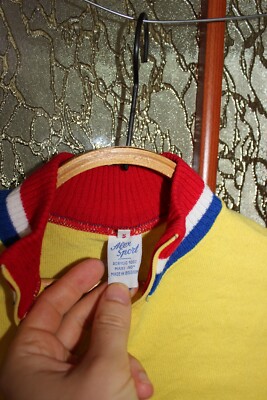 Maillot Cycliste Vintage équipe Hollande – Jaune – Alex Sport, Taille 5 – Excellent état