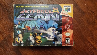 jet force gemini n64 complete in box manual included cib very good rare