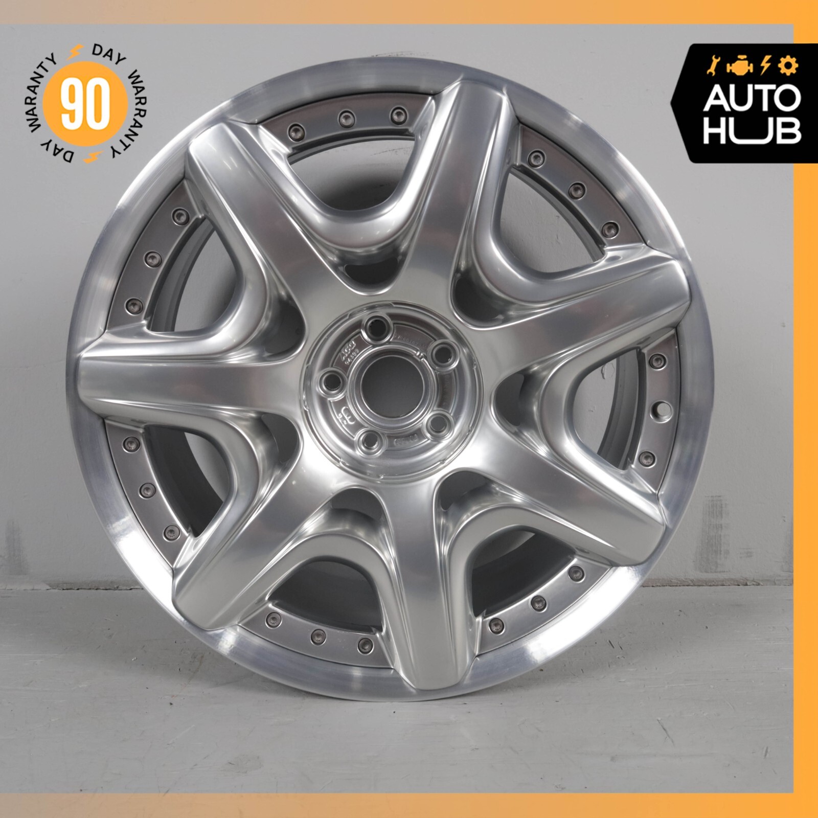 Bentley Continental GT GTC 9 x 20 20" Wheel Rim Polished 3W0601025AG OEM