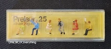 Preiser: Seated Spectators / Figures 25 - NEW! - Tiny Fine HO Scale Miniatures