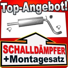 Mittelschalldämpfer für SKODA OCTAVIA III 1.4 TSi Auspuff