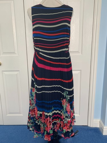 Monsoon Amelie dress Size 16 Navy BNWT 