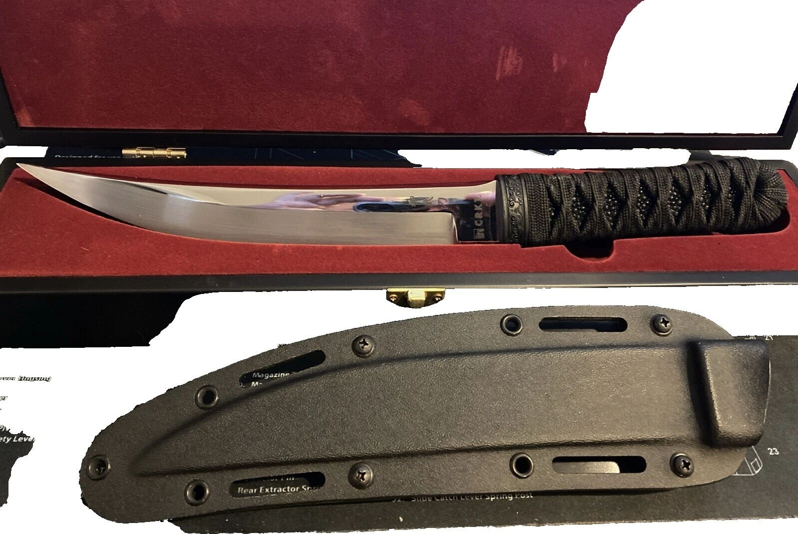 Modernas de colección CRKT Supervivencia Cuchillos de Hoja Fija producidos en fábricas