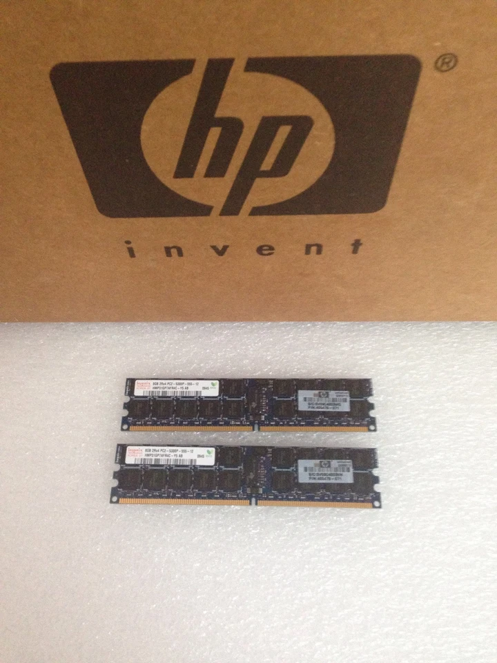 HP 408855-B21 405478-071 16GB (2X8GB) PC2 5300P server memory kit - Image 2 of 4