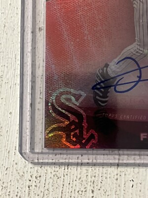 2022 Topps Steve Aoki Party Frank Thomas Pink Glitter Blast Auto