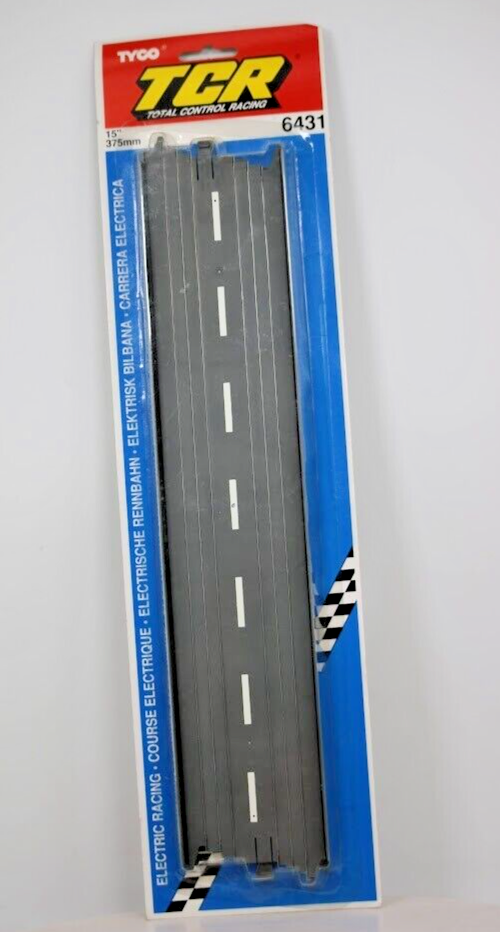 NEW Tyco TCR 15-inch Slot Car 6431 375mm Race Toy Set Sealed