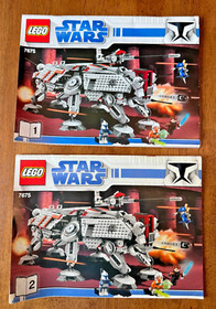 Lego 7675 Star Wars AT-TE Walker Set No Minifigures With Manuals & Box 99%+ Comp