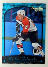 2000-01 Premier Plus Die-Cut Blue Ice Limited #109 Ruslan Fedotenko Rookie /250
