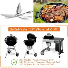 22.5-Inch One-Touch Cleaning Kit 7444 Replacement Parts for Weber Charcoal Grill