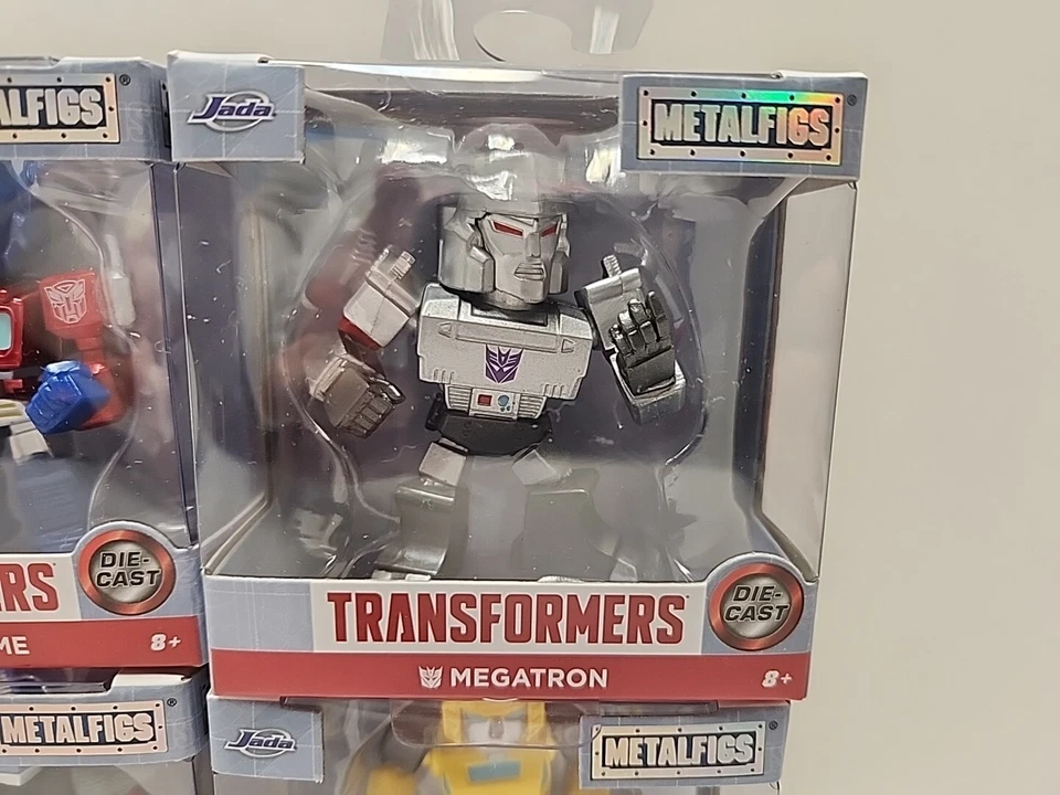 Jada Metal Figs 2024 Transformers Collection 2.5 inch Full Set of 4 Figures Toys - Image 2 of 4