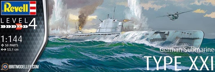 Revell 05177 1:144th scale German Submarine Type XXI