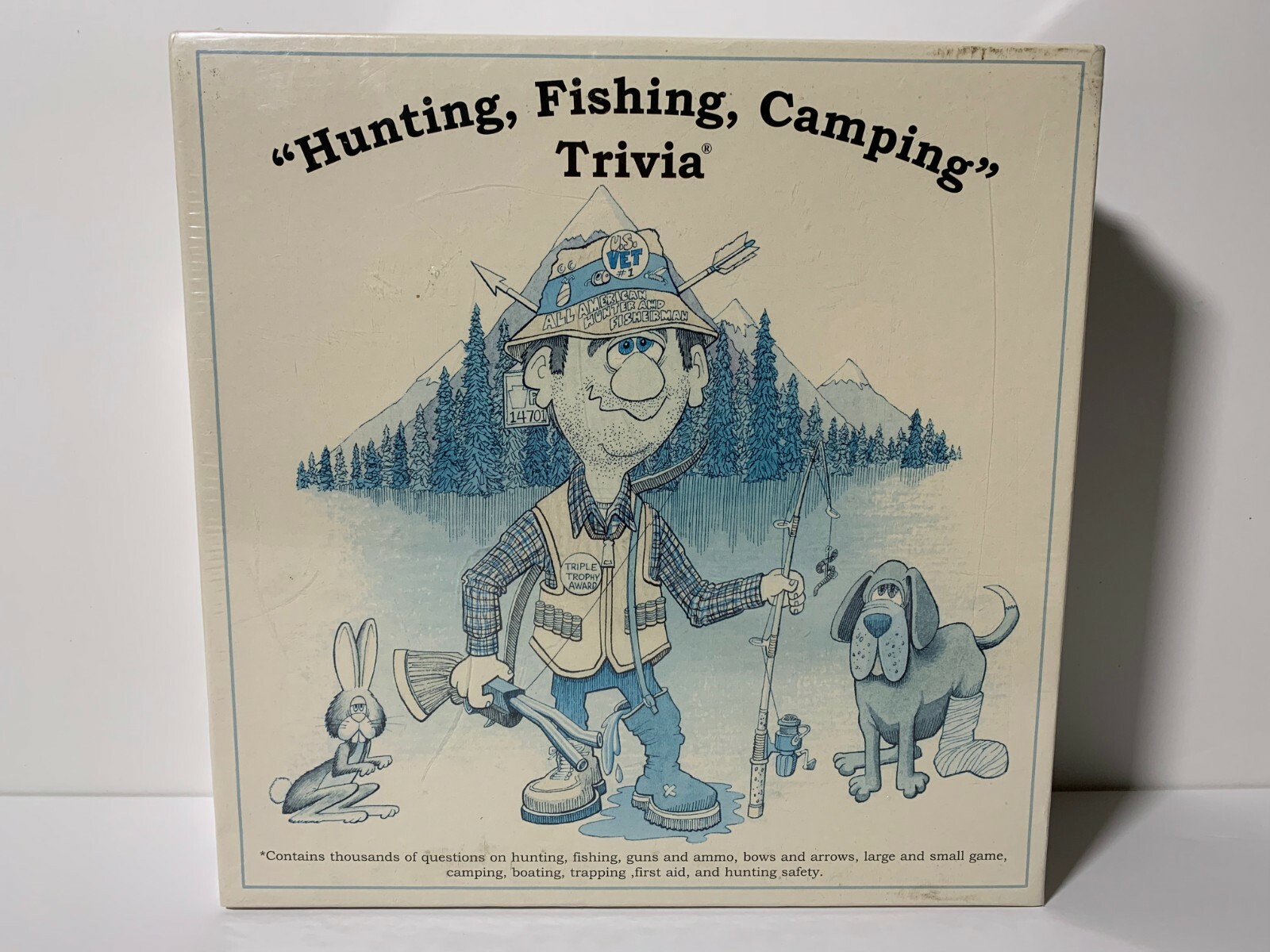 Hunting, Fishing, & Camping Trivia Game Card Board Game2003 BAD BOX