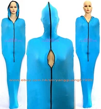 Unisex Lake Blue Spandex Mummy Suit Costumes Sleeping Bag Sleepsacks Outfit F562