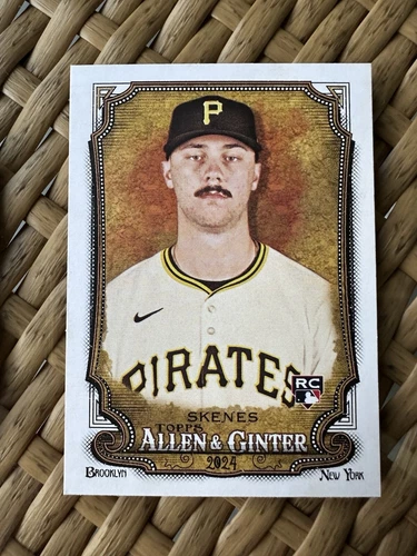 2024 Topps Allen & Ginter Paul Skenes #282 Base Card Rookie Pitates