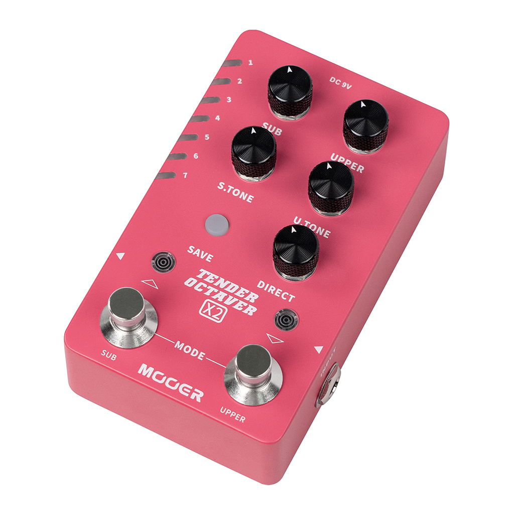 Mooer Electric Guitar Tender Octaver X2 Pedal MX2OCTAVE