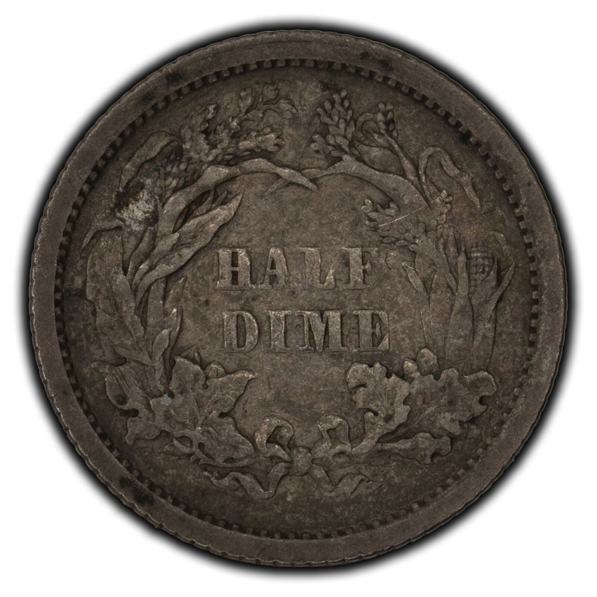 United States 1862 5 Cents Seated Liberty Half Dime Silver Coin | eBay