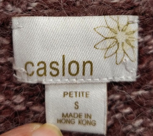 Lovely Vintage Caslon Women's Alpaca Blend Cardigan Size Petite Small - Picture 3 of 9