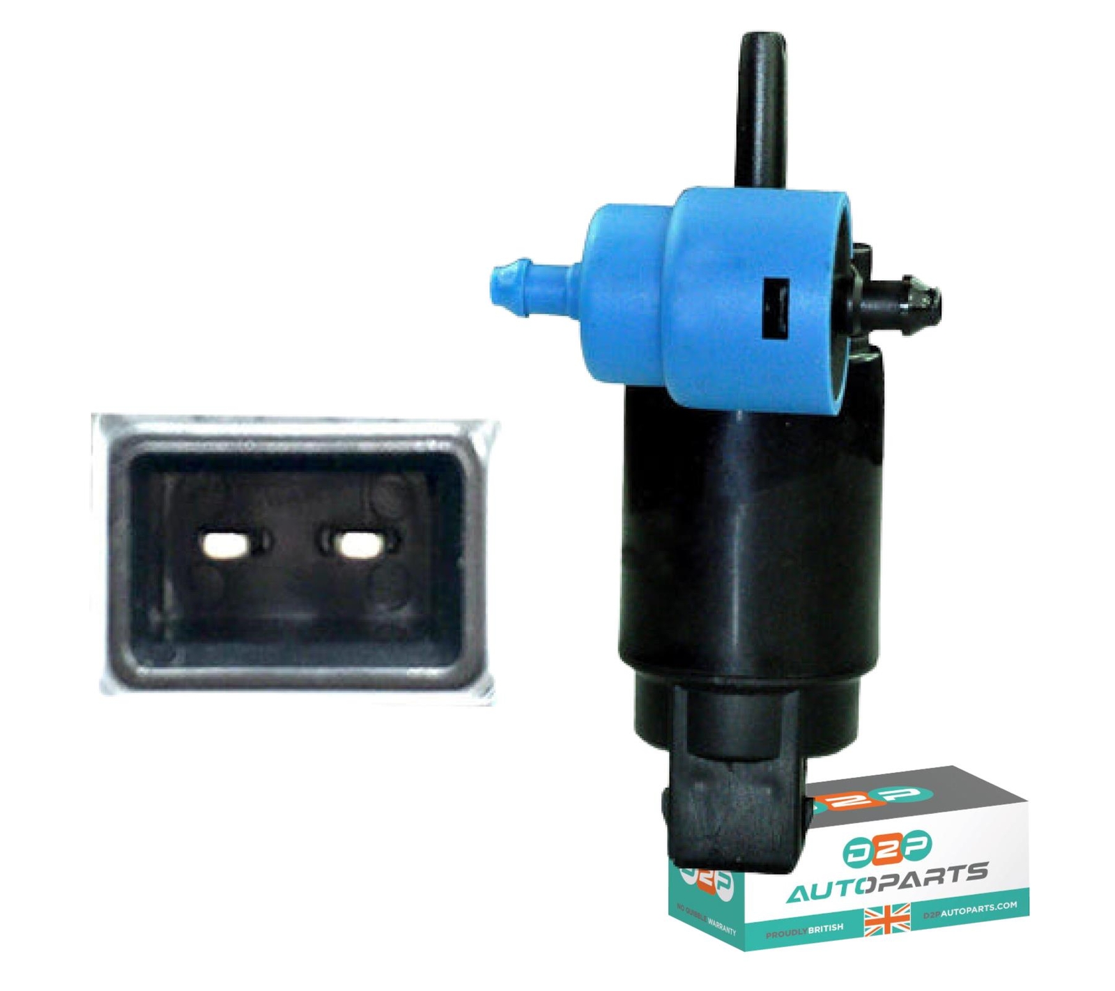 TWIN OUTLET WINDSCREEN WASHER PUMP FOR VAUXHALL VECTRA B C TIGRA CORSA