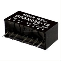 Meanwell DPAN02E-05, Dc Dc-Wandler, 4,5-9V:+ -5V 200Ma 2W