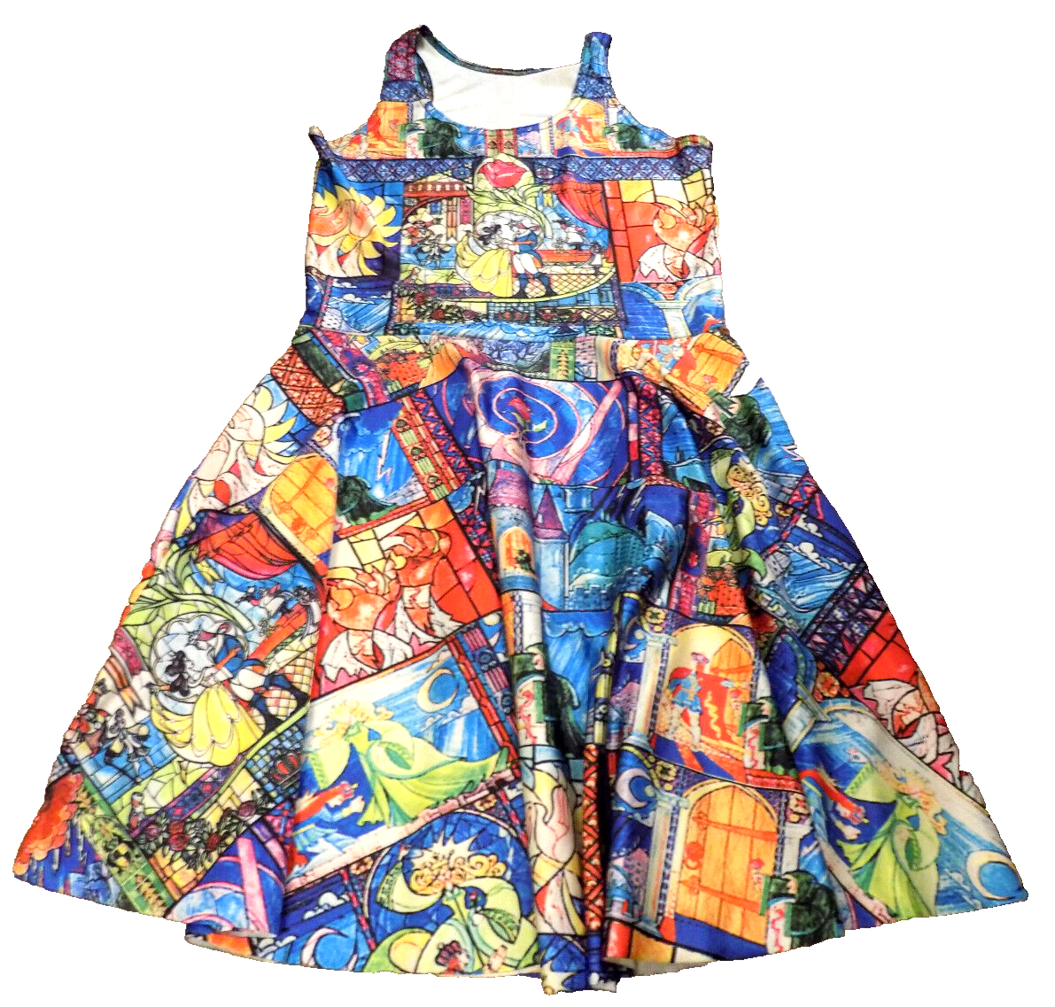 stained glass dress Color Guard Costume Uniform main image 1