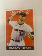 Easton Mcgee 2019 Bowling Green Hot Rods Team Card