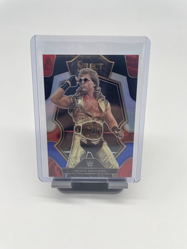 Shawn Michaels [Black Blue] #102 2023 Panini Select WWE card