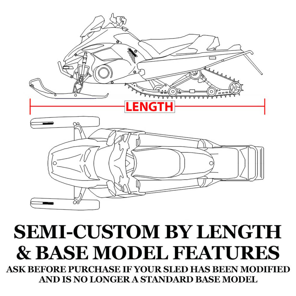 Snowmobile Covers For Arctic Cat SBU Snowmobile Cover For Arctic Cat F7 Firecat (2003-2006) - Heavy-Duty 200 Denier Protection Arctic Cat Snowmobile Cover