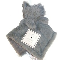 NEW Manhattan Kids Gray Elephant Baby Blanket Soft Plush Fluffy Security Lovey