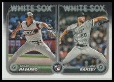 2024 Topps Update Lane Ramsey / Edgar Navarro RCOM, RC Chicago White Sox