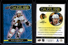 2021-22 Upper Deck Hockey Series 1 Dazzlers BLUE Alex DeBrincat #DZ-11