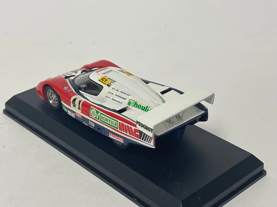 1/43 Mini Racing Modelo Mundial Peugeot P. 85 de 1986 24 H de Le Mans Coche #41 TR162 Foto 2 de 4