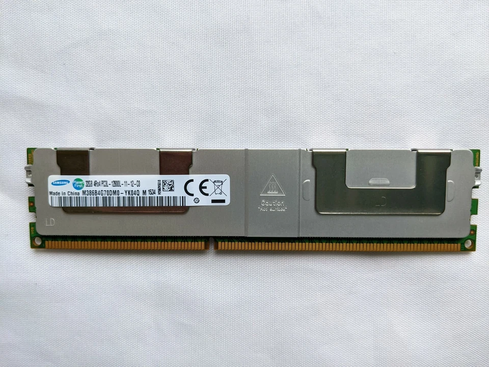 SUN Oracle 7106548 32GB DDR3L-1600/PC3L-12800 1.35V Load Reduced DIMM 7071891 - Image 2 of 3