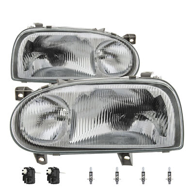 Scheinwerfer Set für VW GOLF III 1H1 08.91-07.98 inkl. PHILIPS inkl. Motor