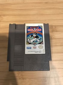 Monopoly Nintendo Entertainment System NES With Game Poster